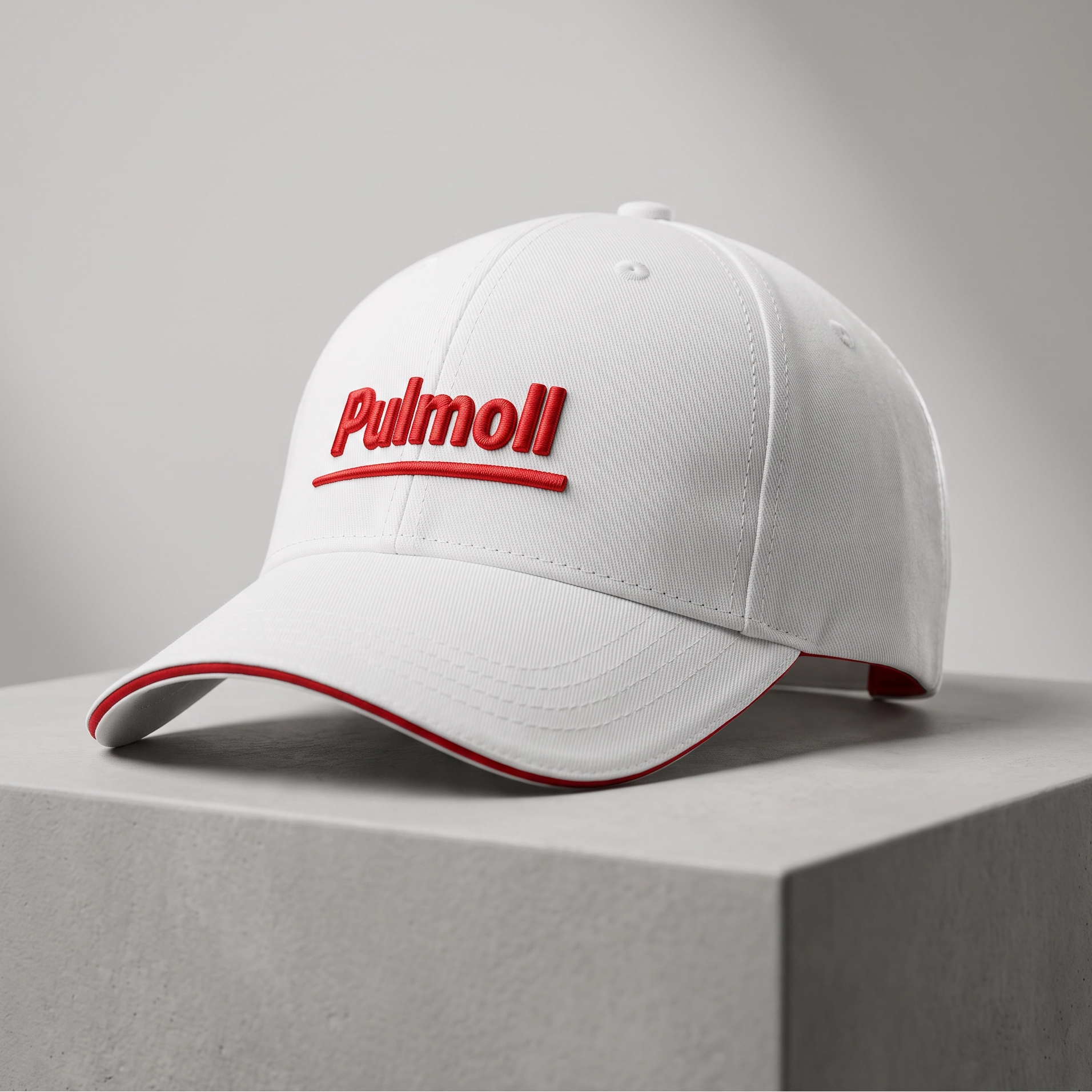 pulmoll-cap-rot-weiss-baumwoll-basecap image 3
