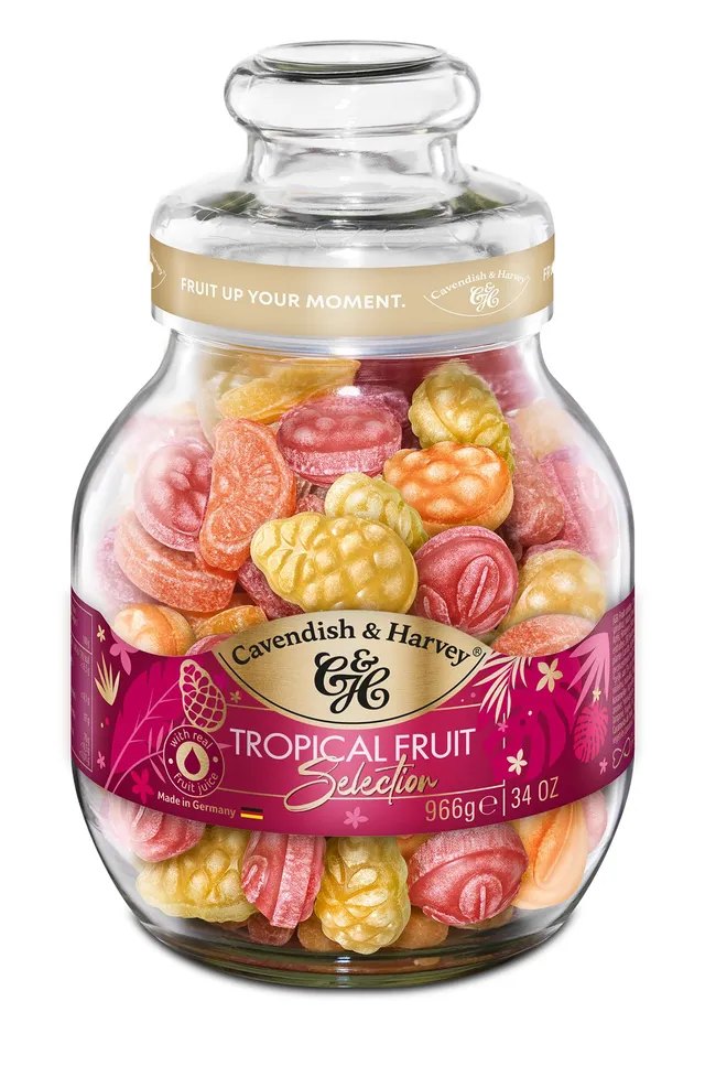 cavendish-harvey-tropical-selection-966g-glas-fruchtbonbons image 1