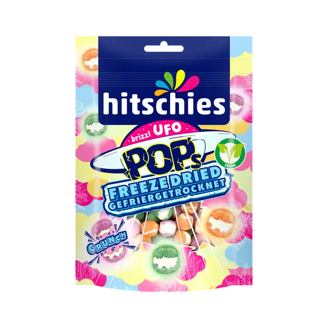 hitschies-brizzl-ufo-pops-gefriergetrocknete-fruchtgummi-raumkapseln-erdbeere-ap image 1