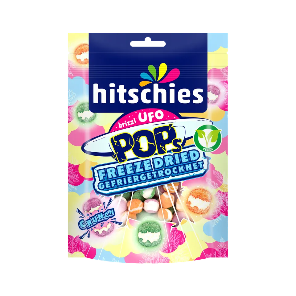 hitschies-brizzl-ufo-pops-gefriergetrocknete-fruchtgummi-raumkapseln-erdbeere-ap image 1