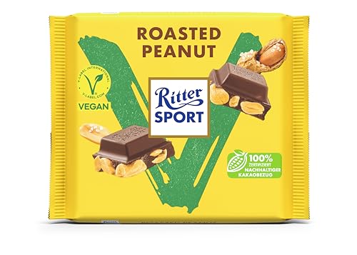 ritter-sport-vegan-roasted-peanut-11-x-100g-vegane-schokolade-mit-erdnuss image 5
