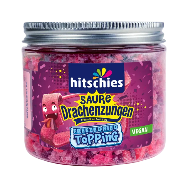 hitschies-saure-drachenzungen-freeze-dried-topping-berry-mix image 1