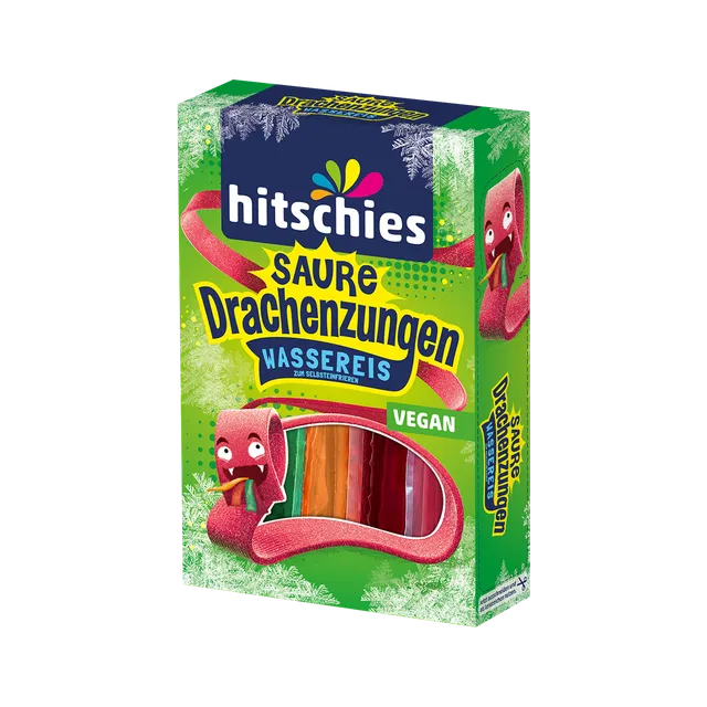 hitschies-saure-drachenzungen-wassereis-erdbeere-apfel-pfirsich-kirsche image 1
