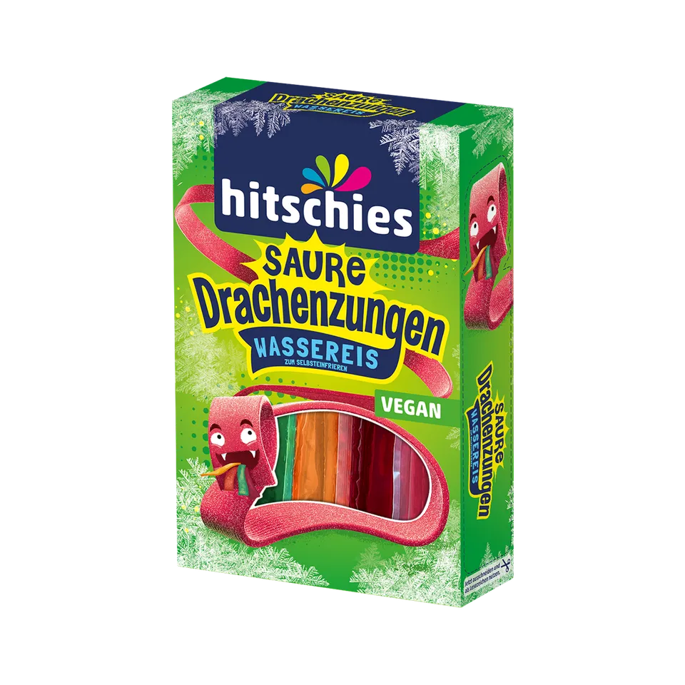 hitschies-saure-drachenzungen-wassereis-erdbeere-apfel-pfirsich-kirsche image 1