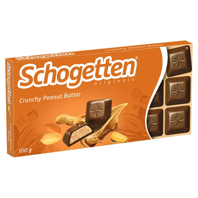 schogetten-crunchy-peanut-butter-schokoladentafel-100g image 1