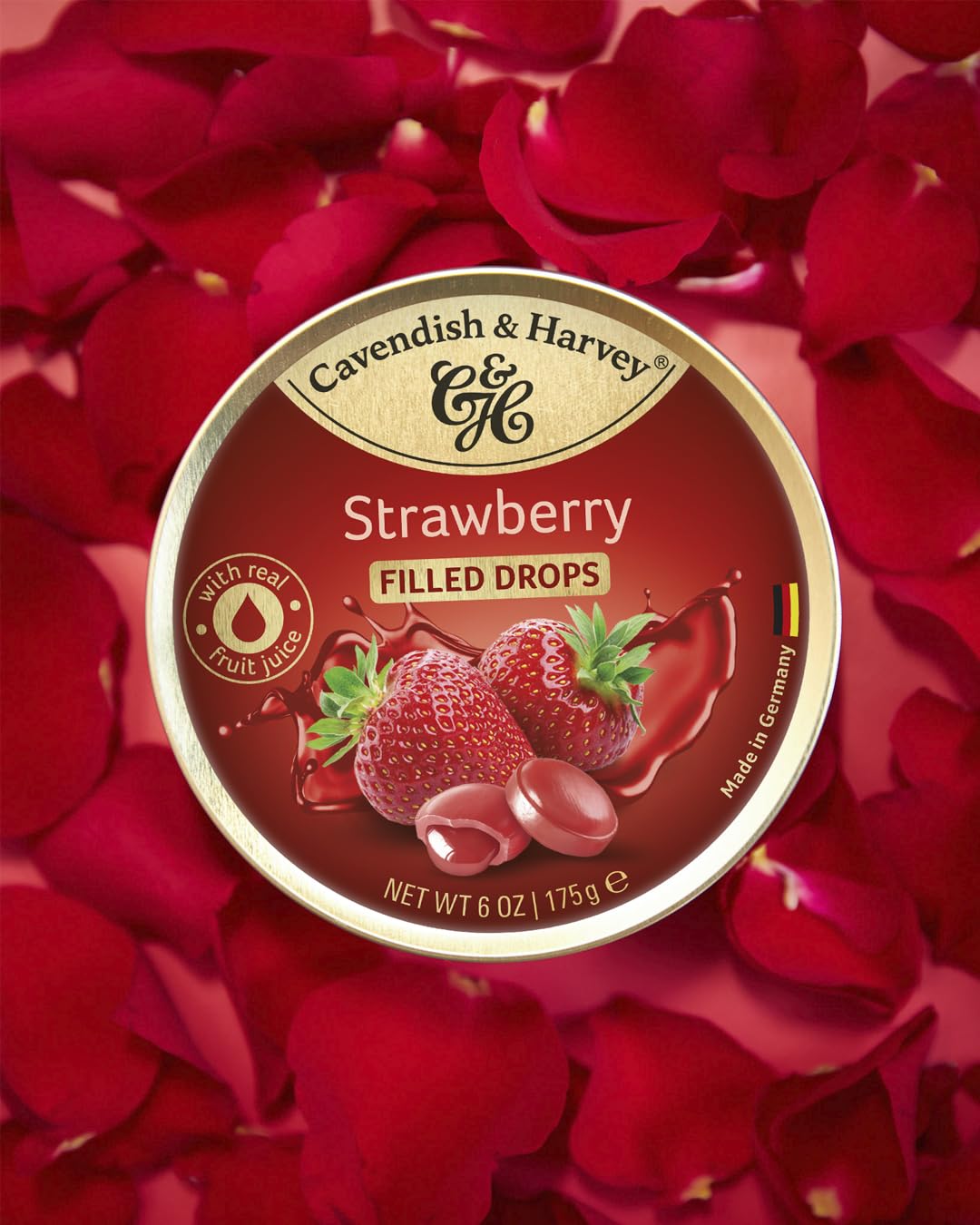 cavendish-harvey-strawberry-drops-gef-llte-fruchtbonbons-175g-dose image 2