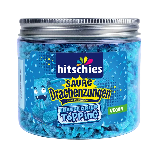 hitschies-saure-drachenzungen-freeze-dried-topping-blau image 1