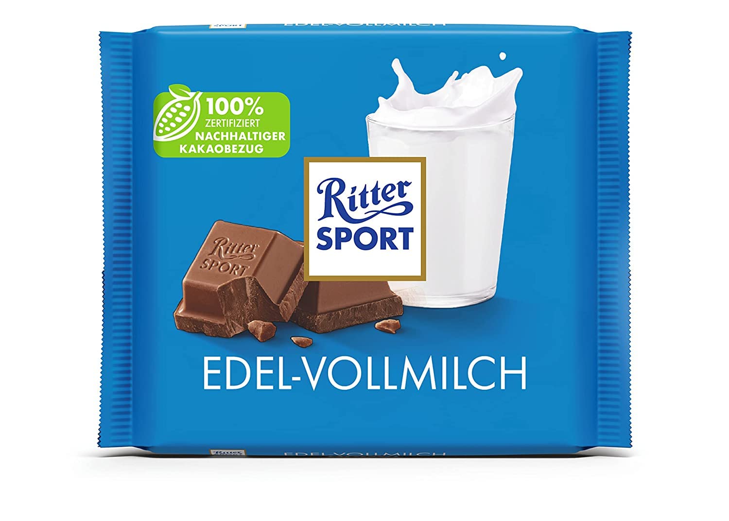 ritter-sport-edel-vollmilch-100g-vollmilchschokolade-35-kakao image 1