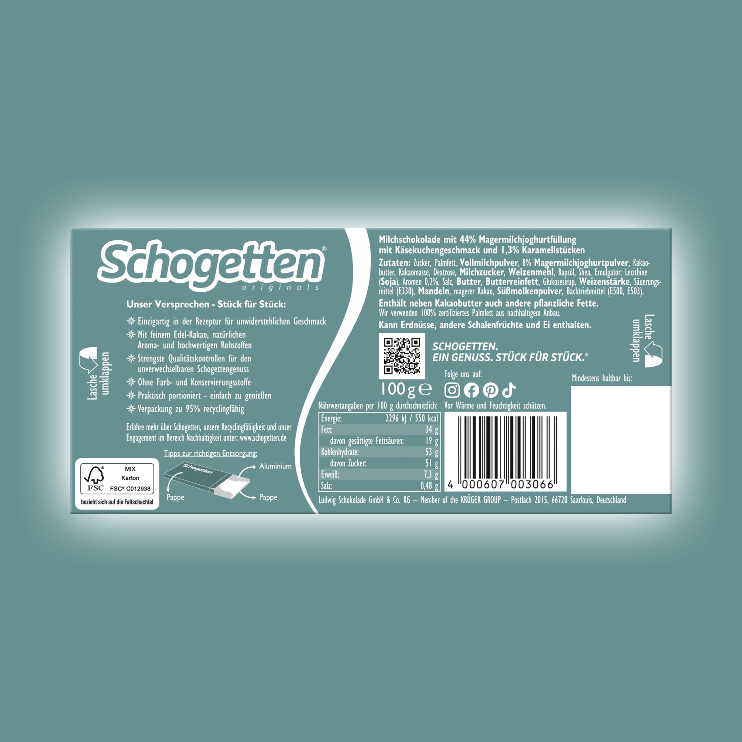 schogetten-originals-salted-caramel-cheesecake-vollmilchschokolade-100g-tafel image 2