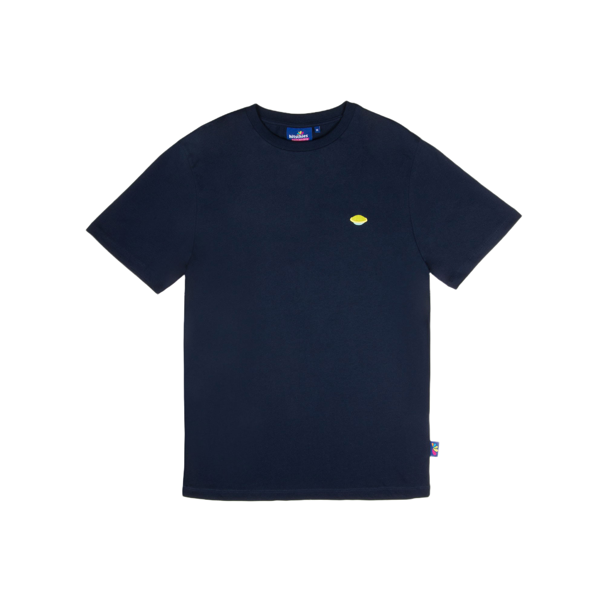 hitschies-brizzl-ufos-t-shirt-unisex-navy-blau-100-baumwolle-mit-stick image 1