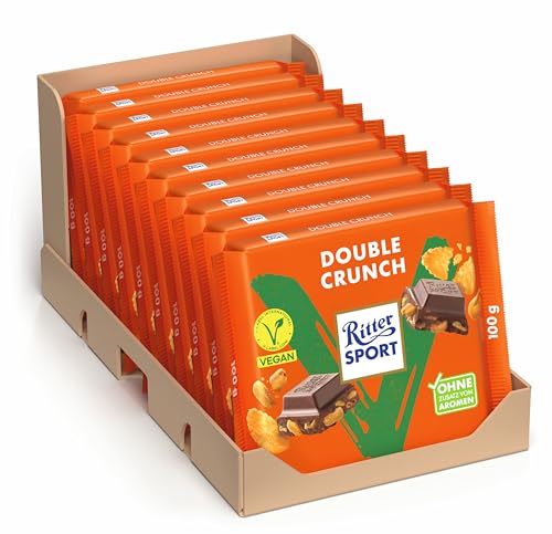 ritter-sport-vegan-double-crunch-vegane-schokolade-mais-crisp-10-x-100-g image 3