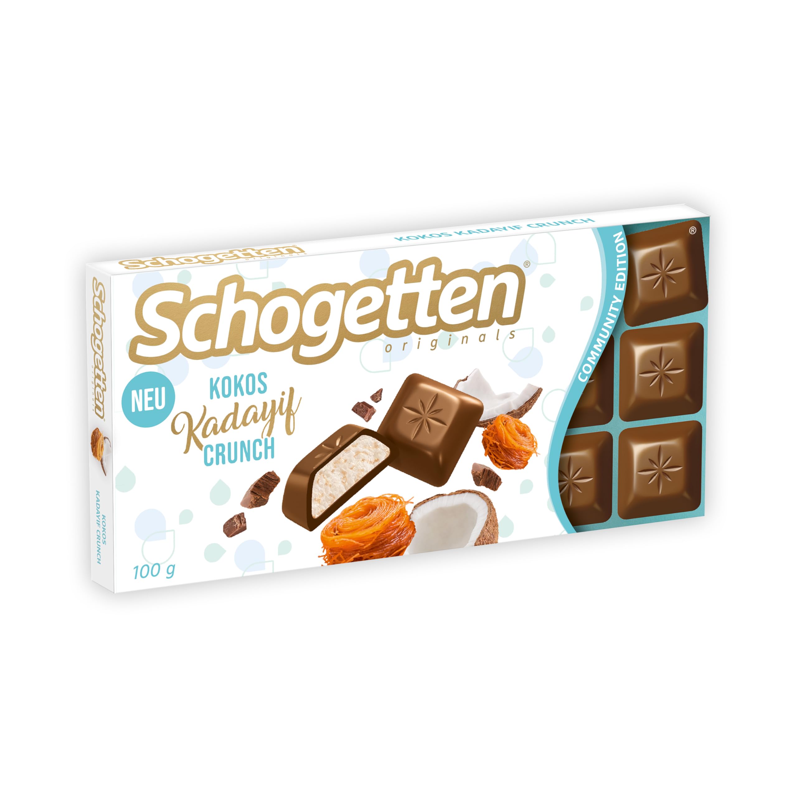 schogetten-kokos-kadayif-crunch-vollmilchschokolade-100g-tafel image 1