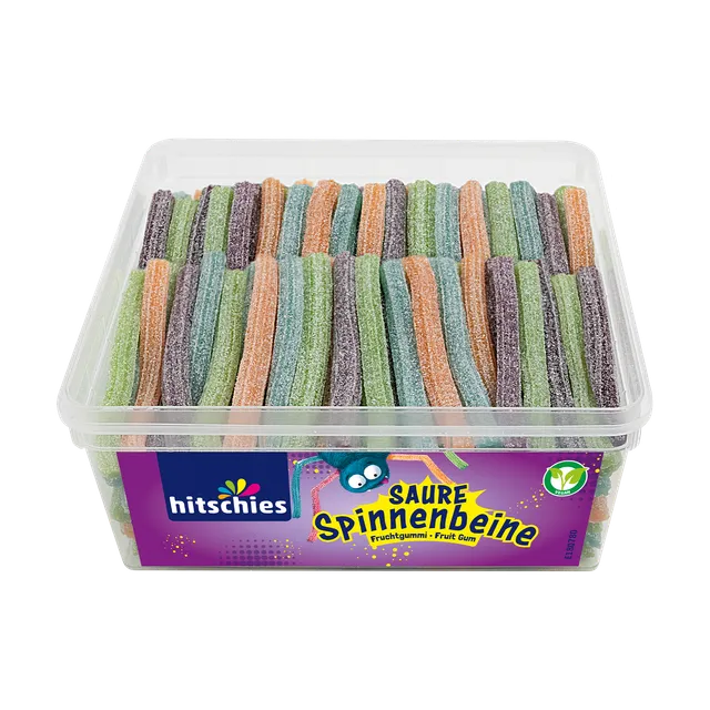 hitschies-saure-spinnenbeine-fruchtgummi-1-kg-box-sauer image 1