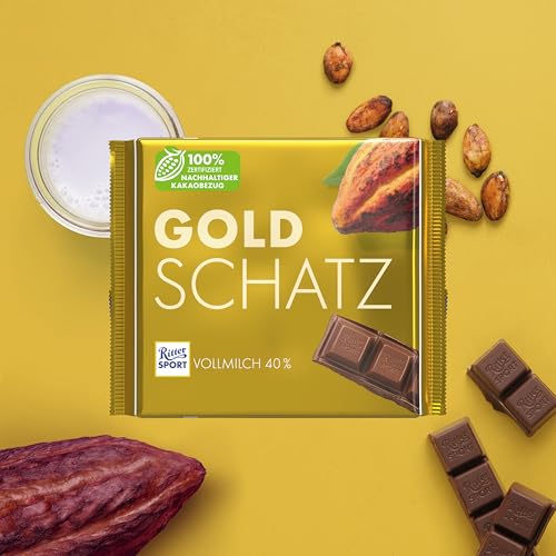 ritter-sport-goldschatz-vollmilchschokolade-mit-karamell-11-x-250g-gro-tafeln image 6