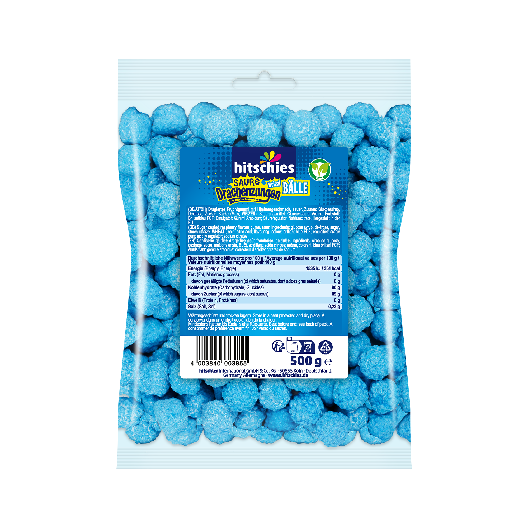 hitschies-saure-drachenzungen-brizzl-b-lle-blau-fruchtgummi-blaue-himbeere-mit-b image 1