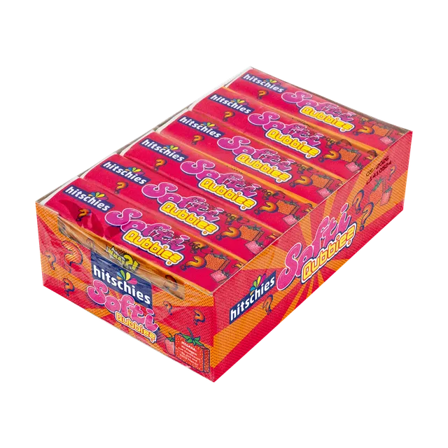 hitschies-softi-qubbies-erdbeere-fruchtiges-kaubonbon image 1
