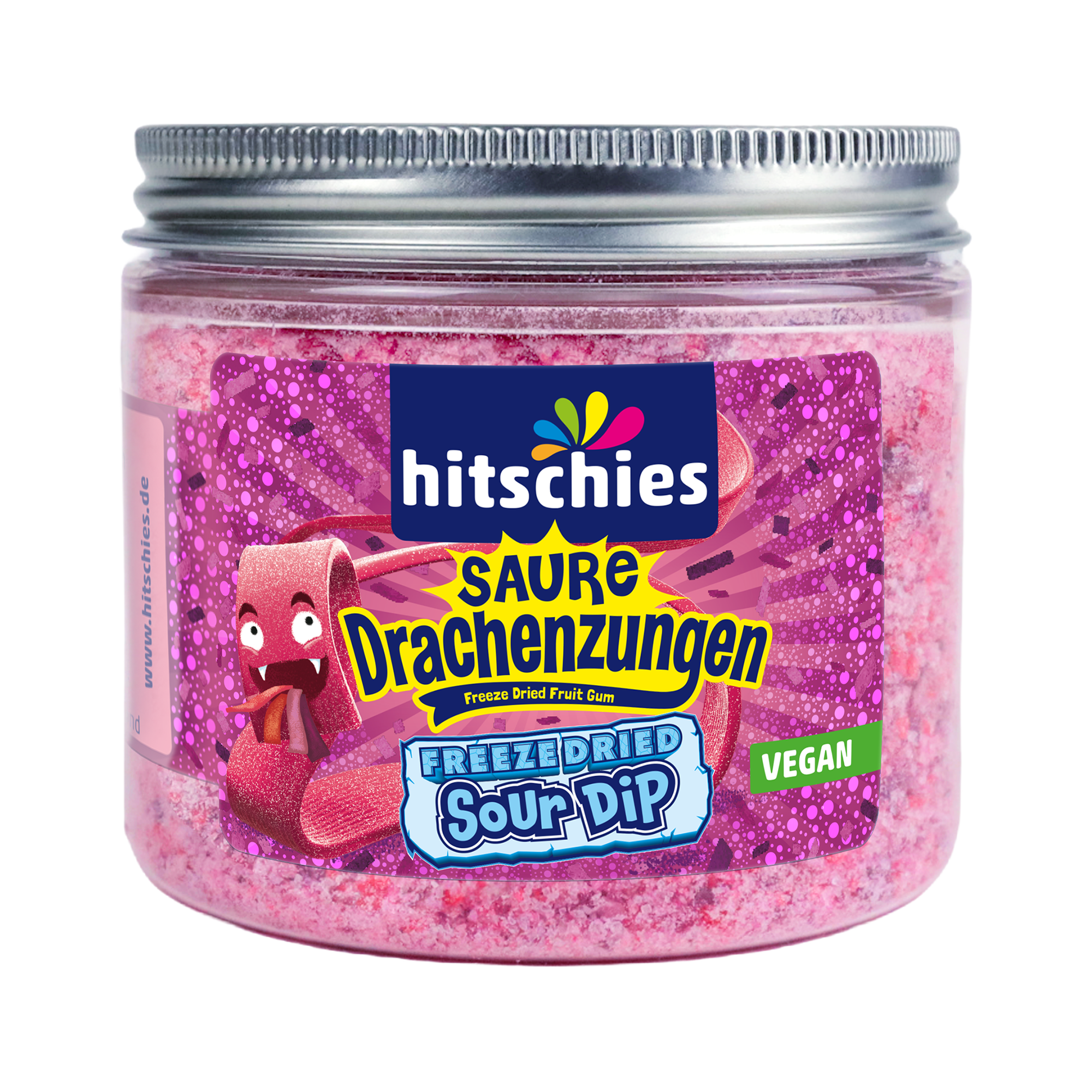 hitschies-saure-drachenzungen-freeze-dried-sour-dip-berry-mix image 1