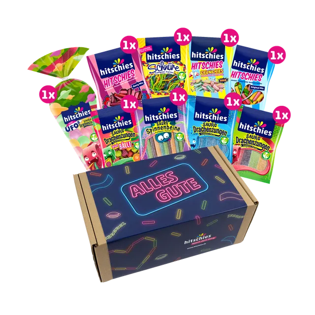hitschies-alles-gute-box-geschenkbox-neon-banderole image 1