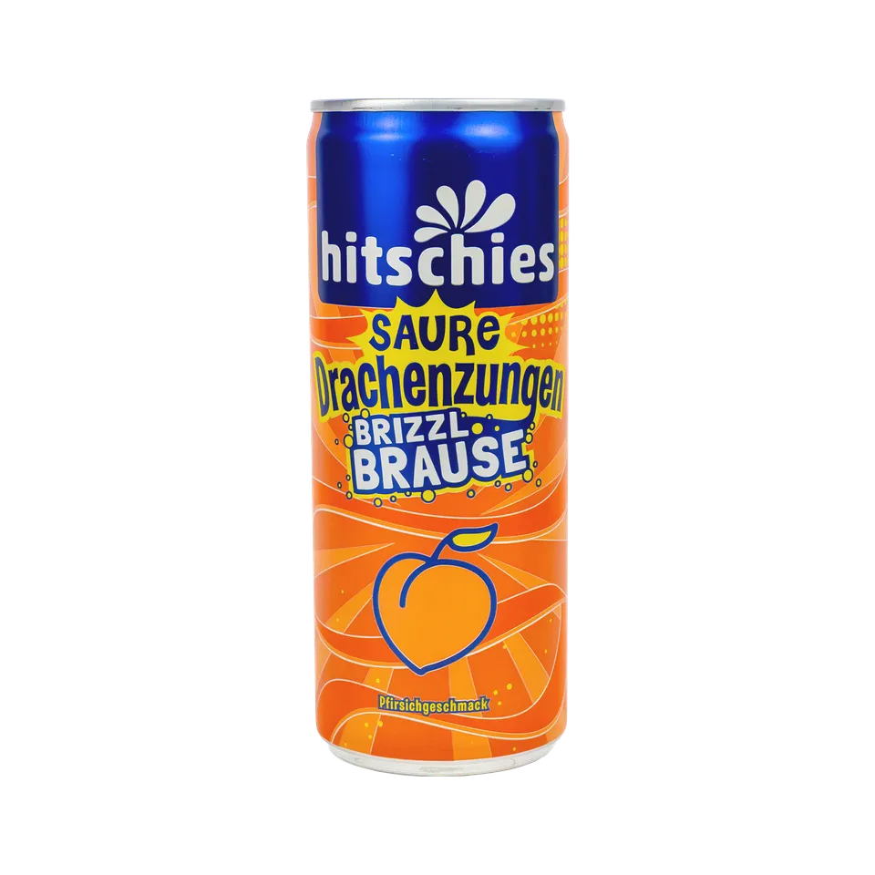 hitschies-saure-drachenzungen-brizzl-brause-pfirsich-0-25l-getr-nk image 1