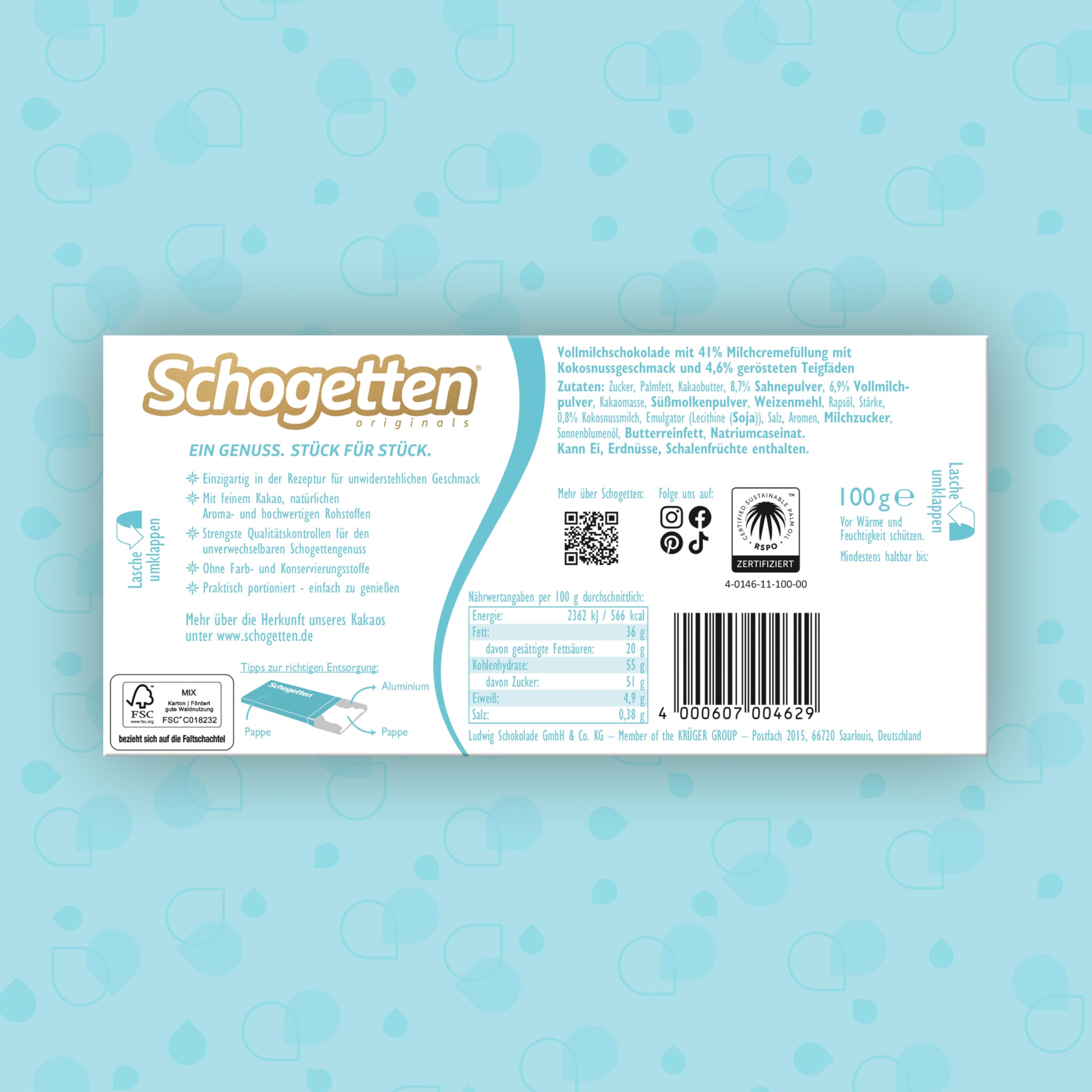 schogetten-kokos-kadayif-crunch-vollmilchschokolade-100g-tafel image 4