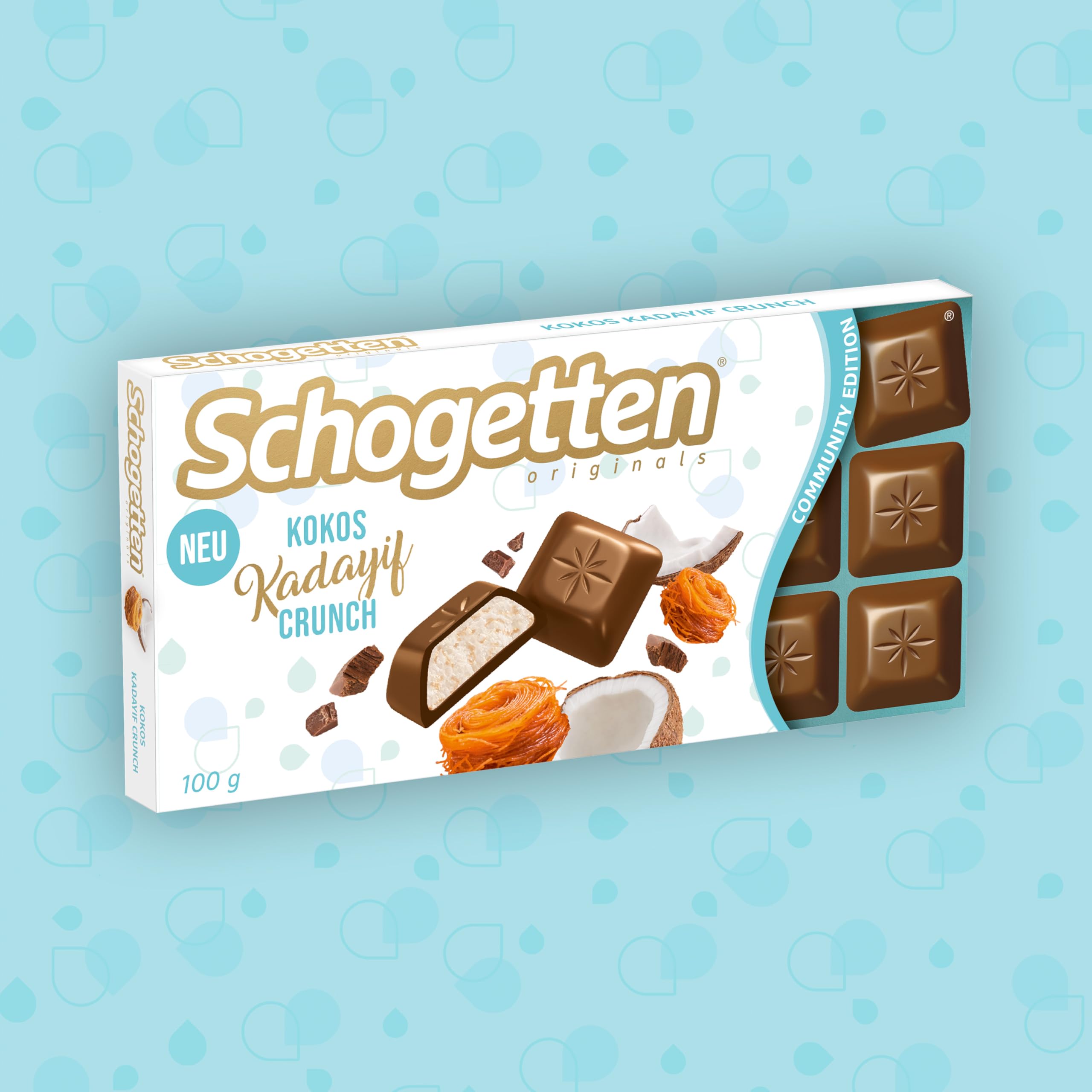 schogetten-kokos-kadayif-crunch-vollmilchschokolade-100g-tafel image 2