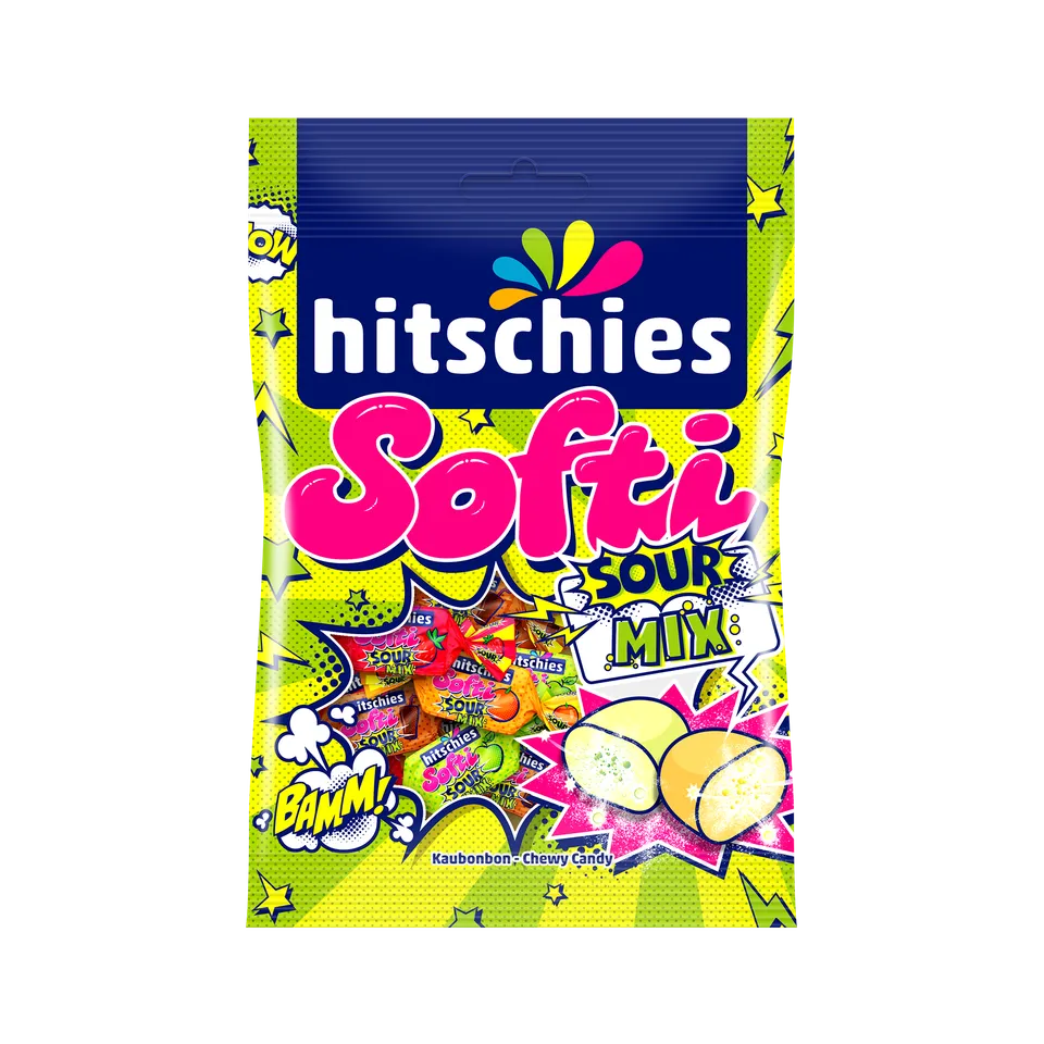 hitschies-softi-sour-mix-kaubonbon-mit-brausekern image 1