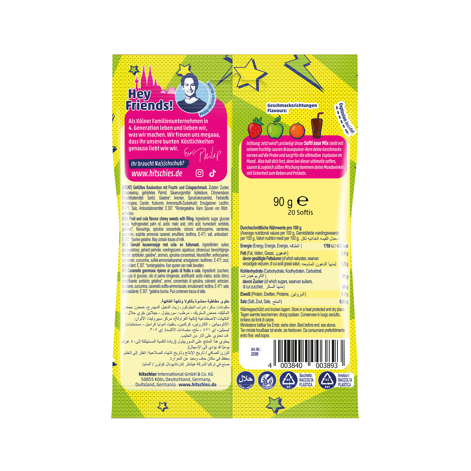 hitschies-softi-sour-mix-kaubonbon-mit-brausekern image 2