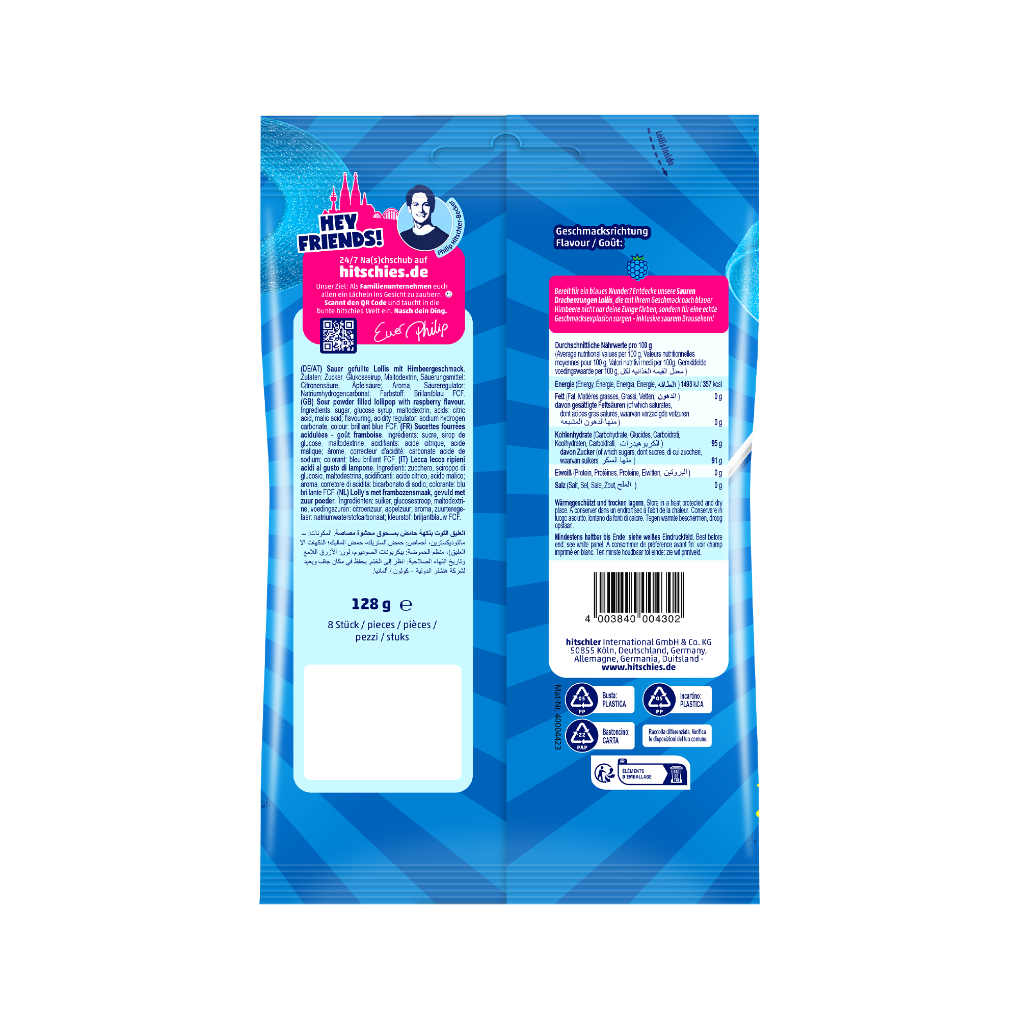 hitschies-saure-drachenzungen-lollis-blau-lutscher-mit-brausekern-blaue-himbeere image 2