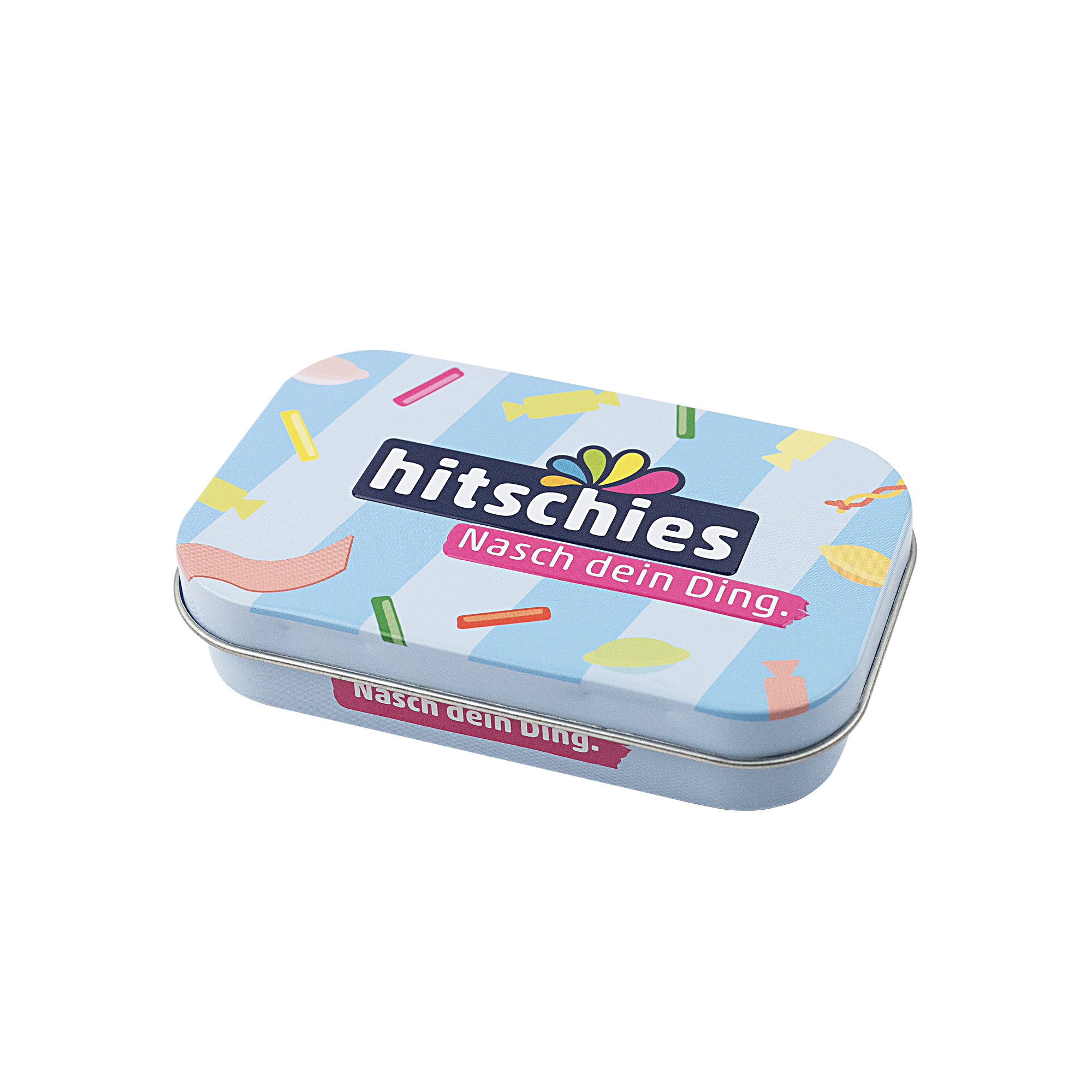 hitschies-nasch-dein-ding-dose-aufbewahrungsdose-f-r-fruchtgummi image 1