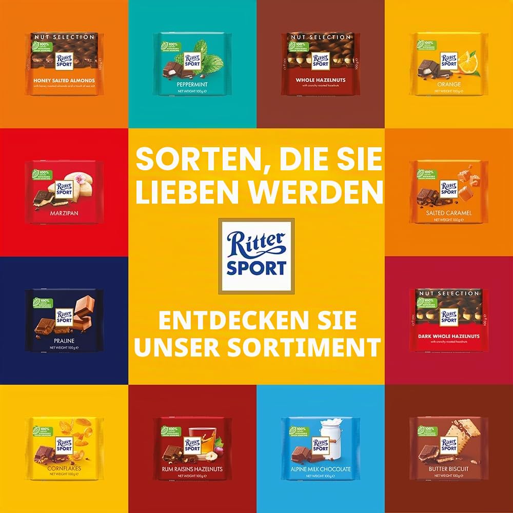 ritter-sport-knusper-flakes-vollmilchschokolade-10-x-100g image 4