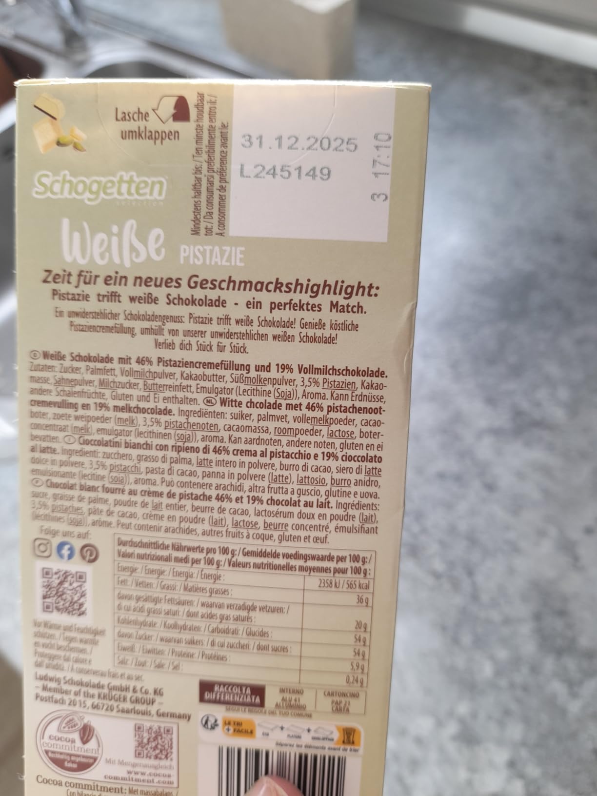 Lecker, aber sehr süß