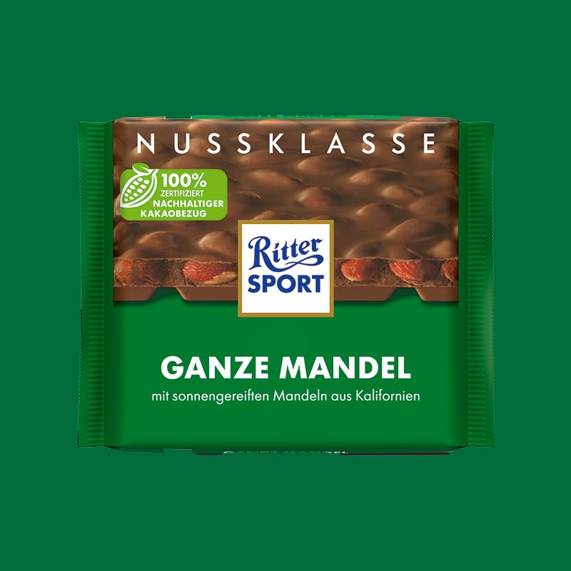 ritter-sport-ganze-mandel-vollmilchschokolade-mit-ganzen-mandeln-11-x-100-g image 2