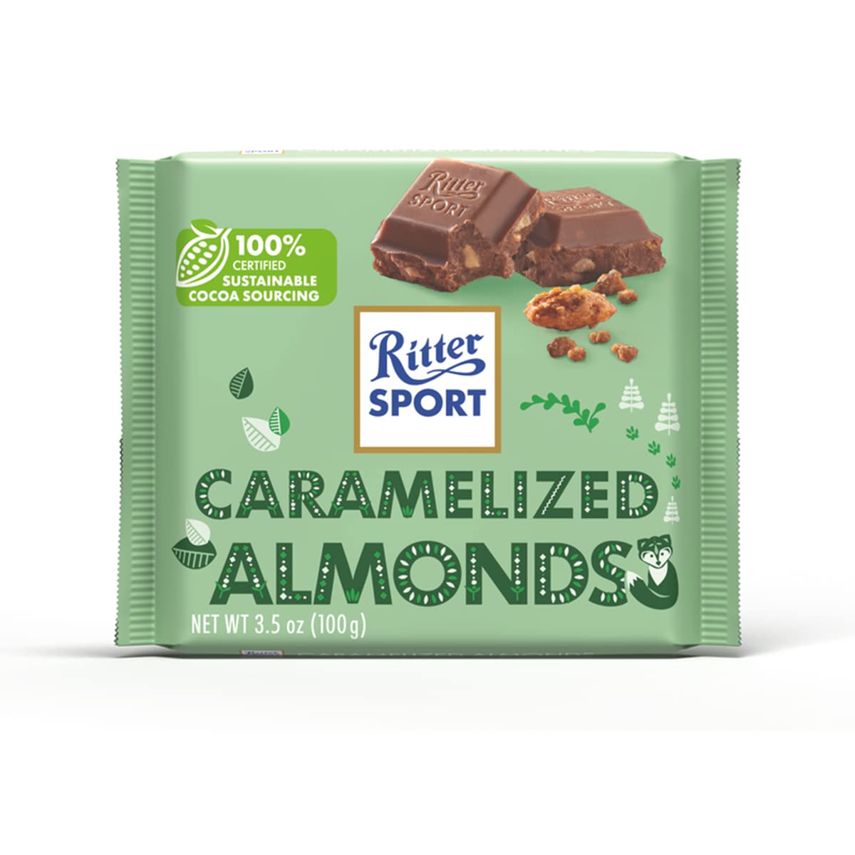 ritter-sport-gebrannte-mandel-vollmilchschokolade-12-x-100-g image 3