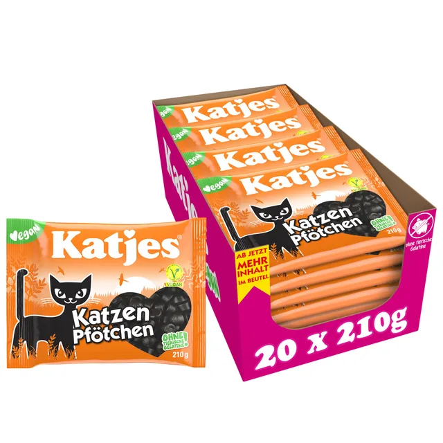 katjes-katzen-pf-tchen-weichlakritz-klassiker-vorratspack-vegan-20-x-210g image 1