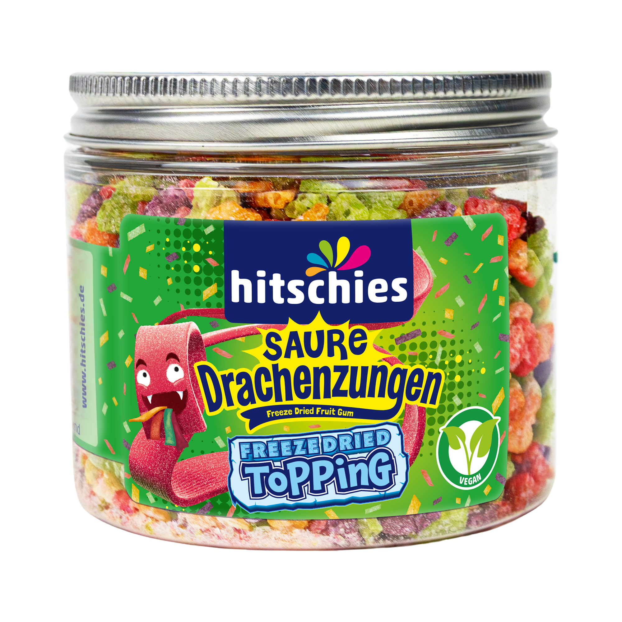 hitschies-saure-drachenzungen-freeze-dried-topping-gefriergetrocknet-pfirsich-ap image 1