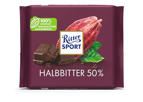 ritter-sport-halbbitter-50-kakao-bitterschokolade-12-x-100-g image 4