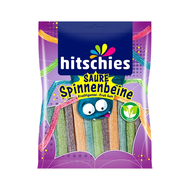 hitschies-saure-spinnenbeine-vegan-fruchtgummi-sticks image 1