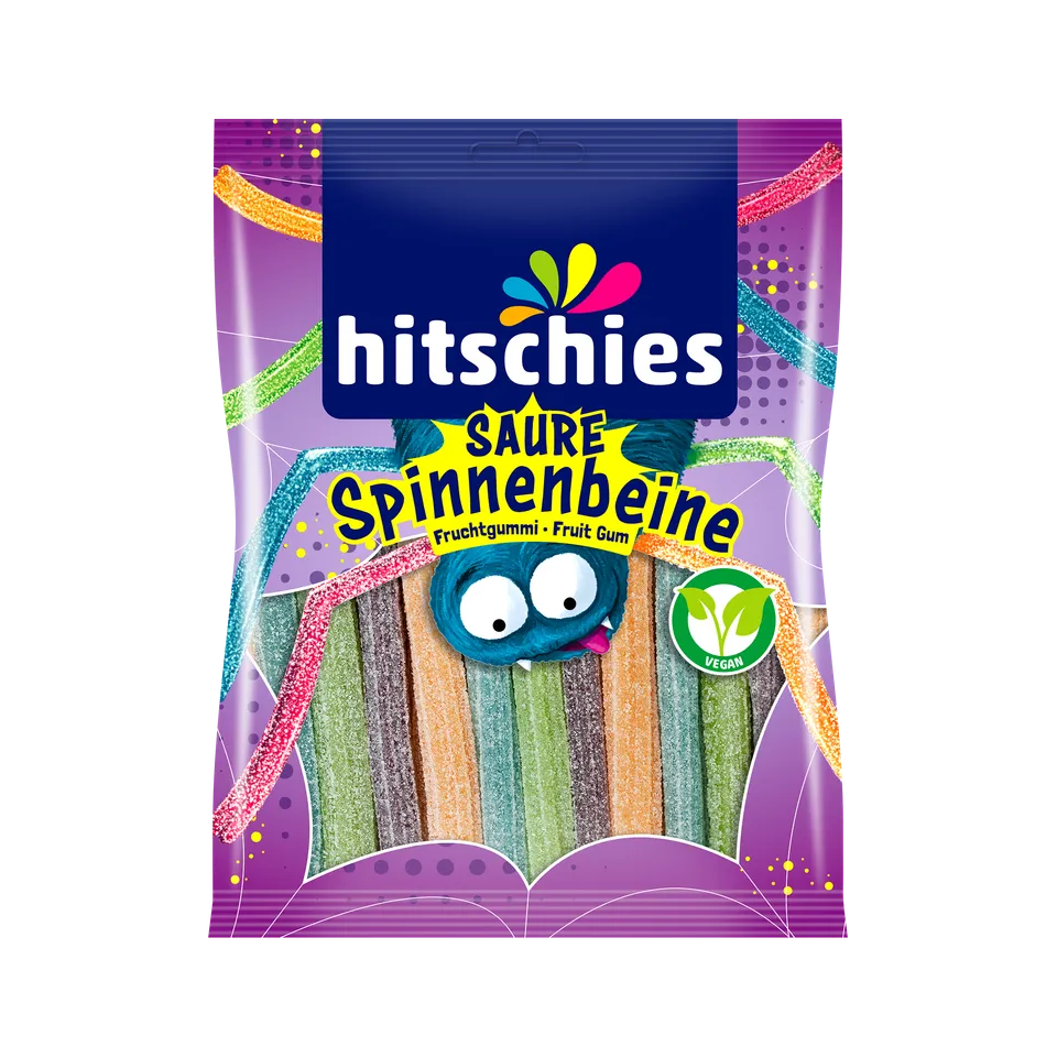 hitschies-saure-spinnenbeine-vegan-fruchtgummi-sticks image 1