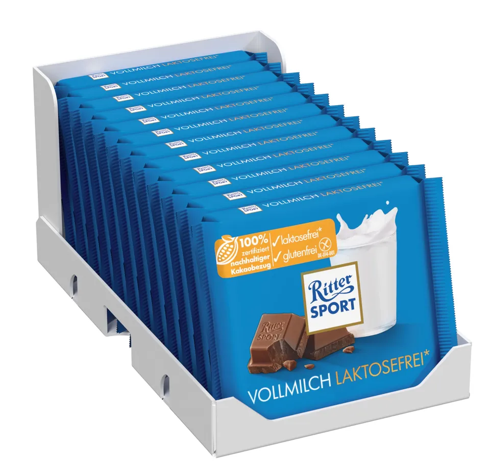 ritter-sport-laktosefrei-vollmilch-schokolade-12-x-100-g image 1