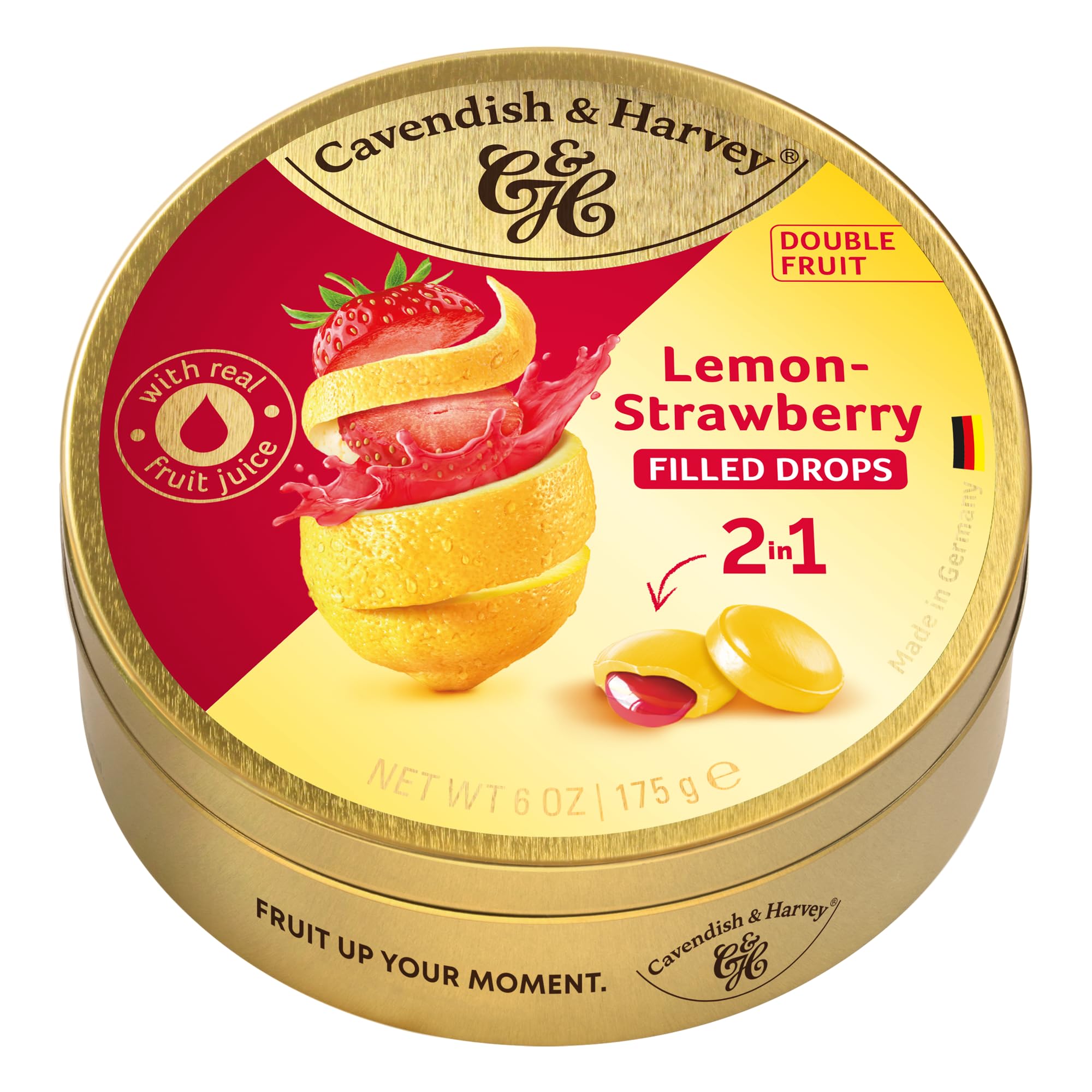 cavendish-harvey-double-fruit-drops-lemon-strawberry-175g-dose image 1