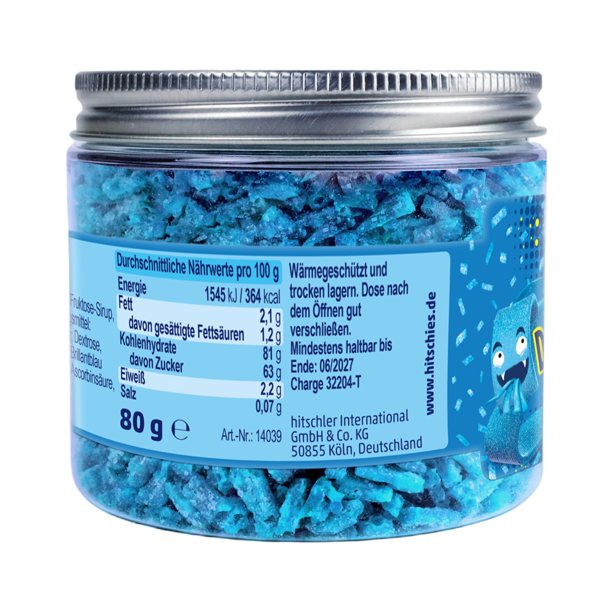hitschies-saure-drachenzungen-freeze-dried-topping-blau image 2