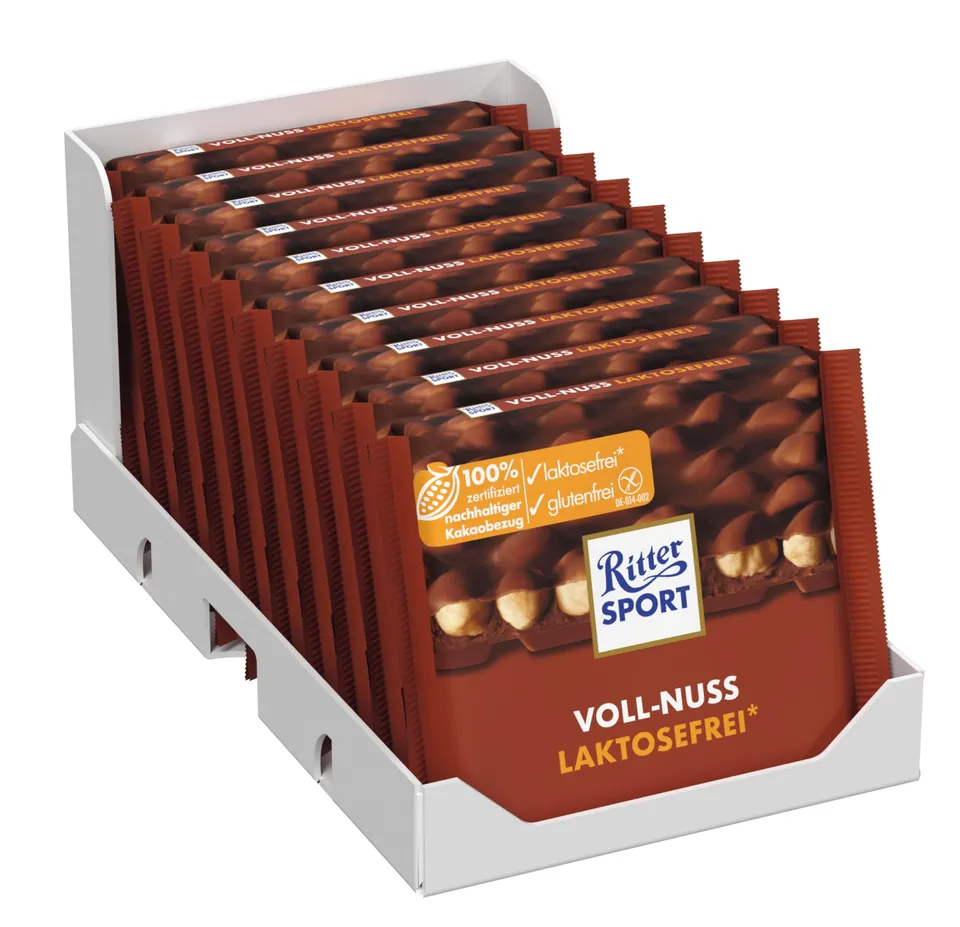 ritter-sport-voll-nuss-10-x-100g-vollmilchschokolade-mit-haseln-ssen image 1