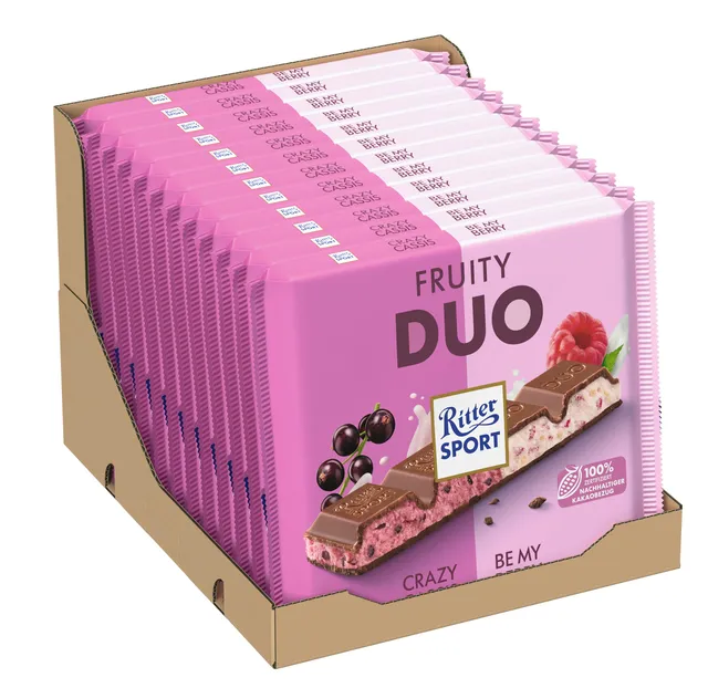 ritter-sport-fruity-duo-gef-llte-vollmilchschokolade-schwarze-johannisbeere-himb image 1