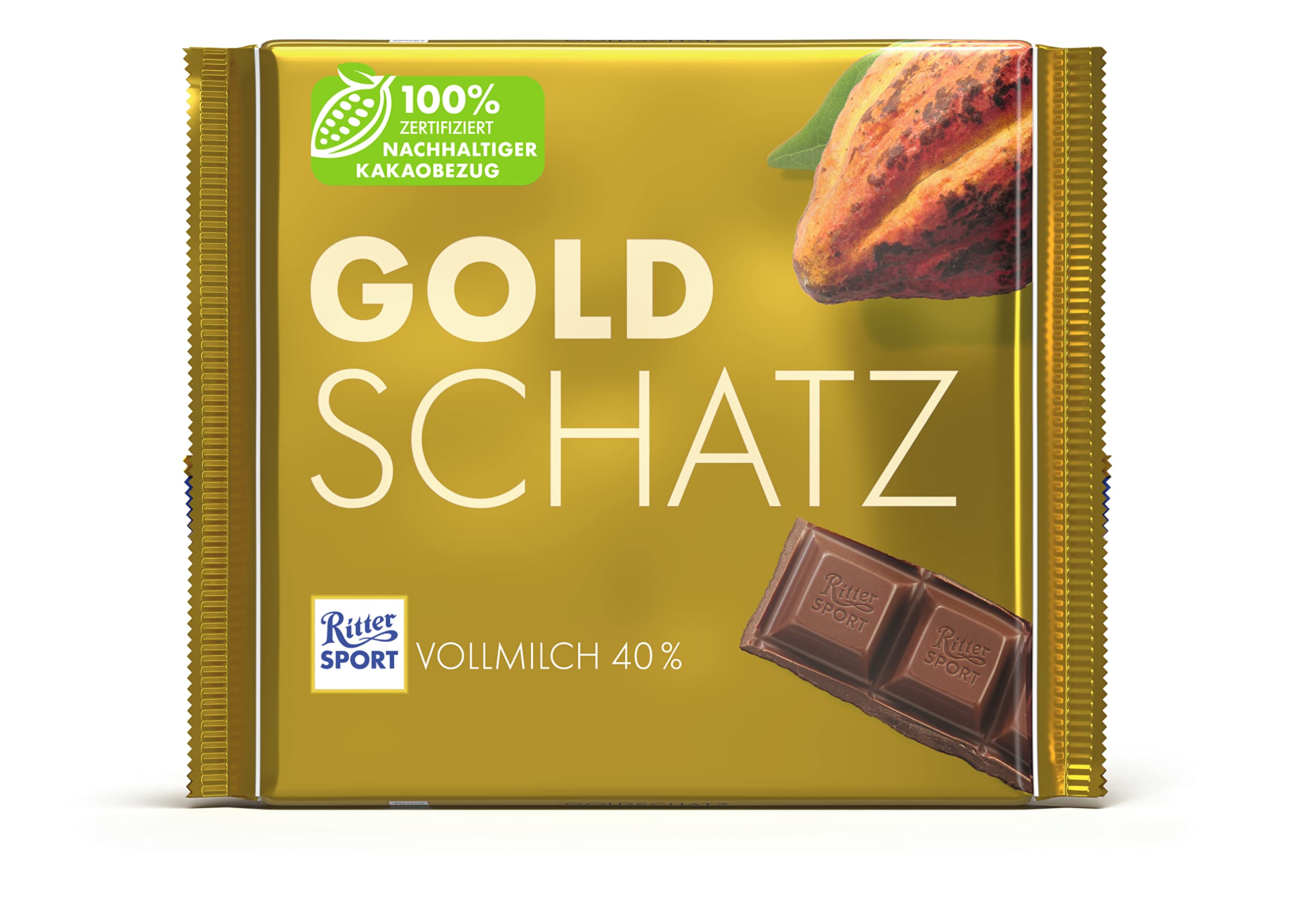 ritter-sport-goldschatz-vollmilchschokolade-mit-karamell-11-x-250g-gro-tafeln image 2