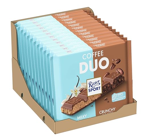 ritter-sport-coffee-duo-vollmilchschokolade-milky-macchiato-crunchy-coffee-12-x- image 4