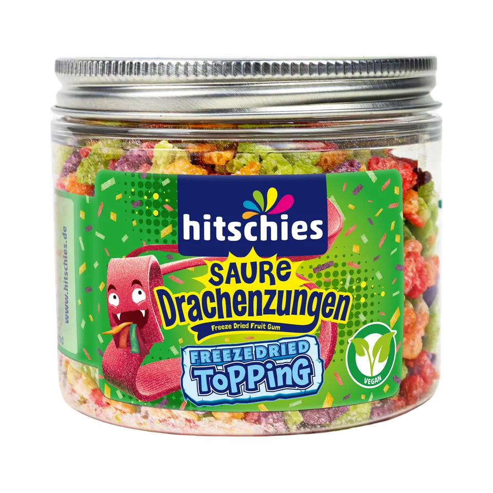 hitschies-saure-drachenzungen-freeze-dried-topping-gefriergetrocknet-pfirsich-ap image 1