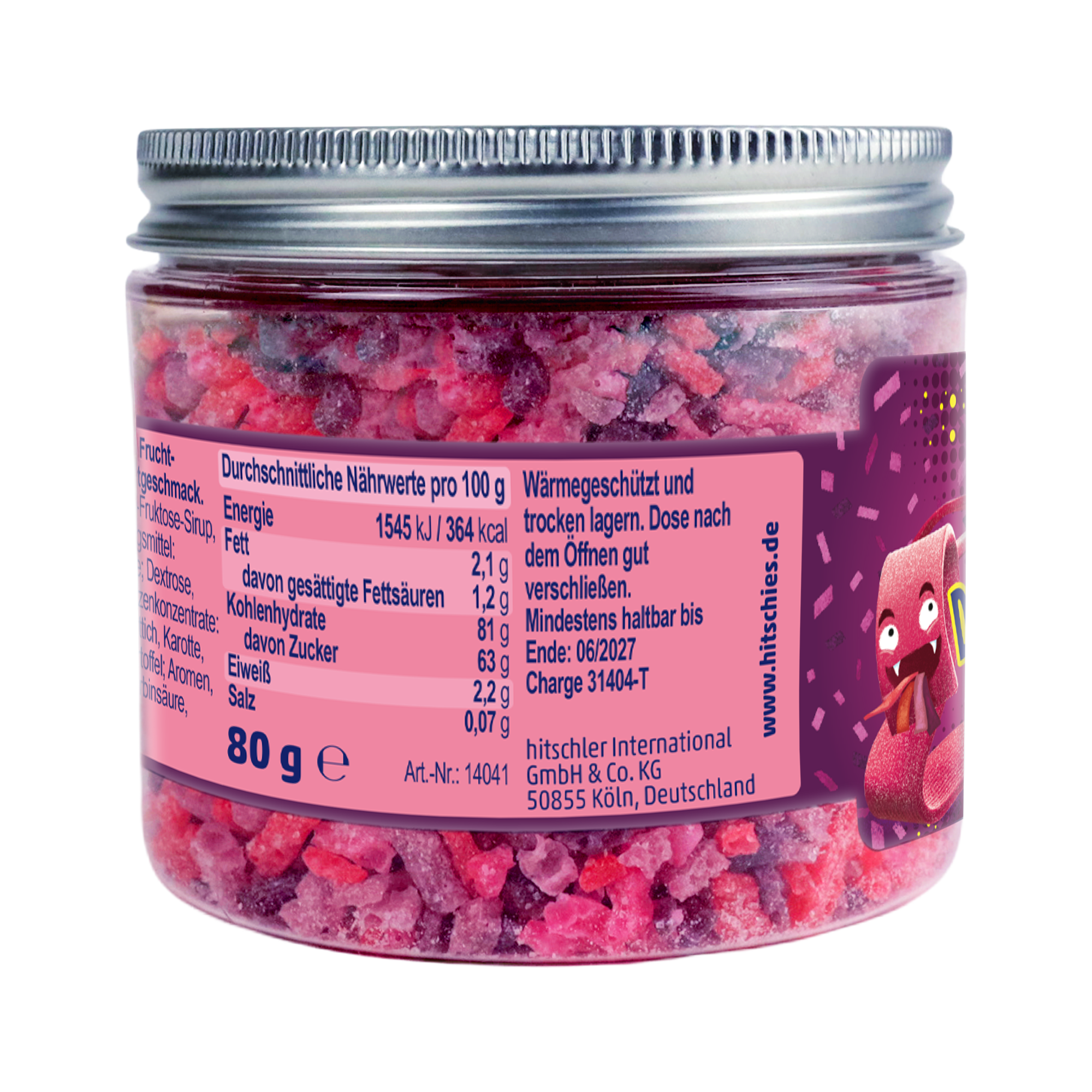 hitschies-saure-drachenzungen-freeze-dried-topping-berry-mix image 2