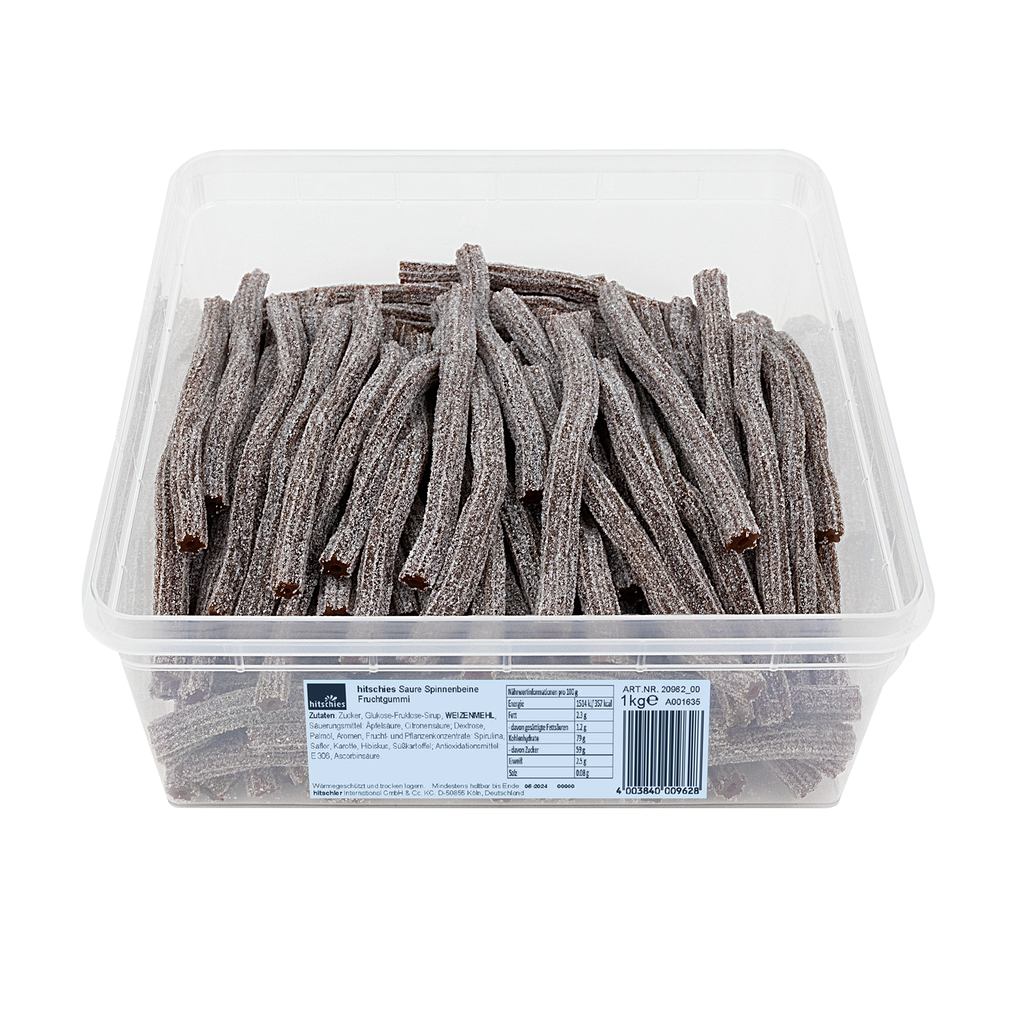 hitschies-saure-spinnenbeine-cola-1000g-fruchtgummi-gro-packung image 2