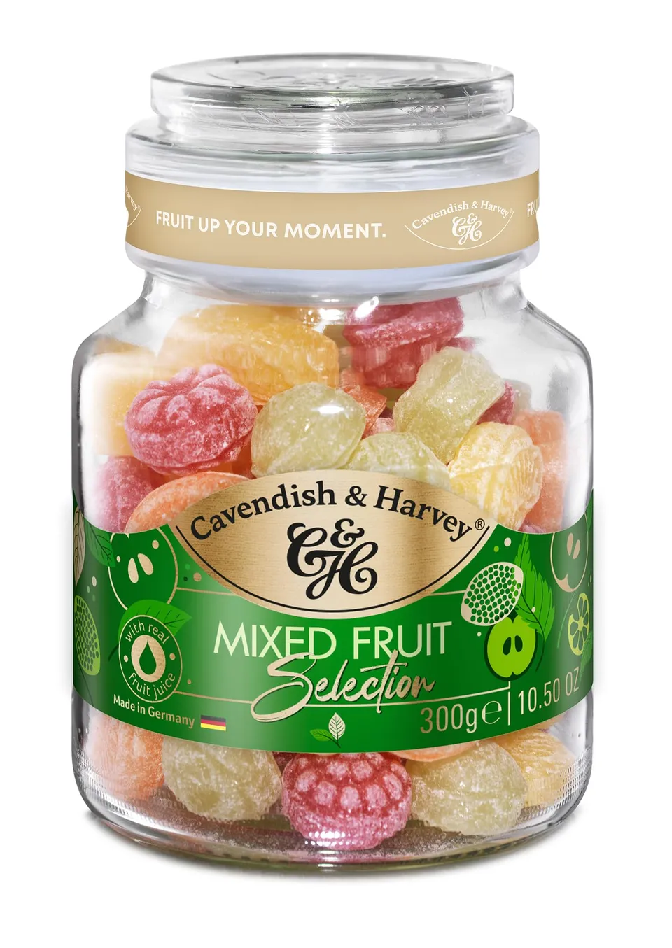 cavendish-harvey-mixed-fruit-selection-fruchtbonbons-im-glas-300-g image 1
