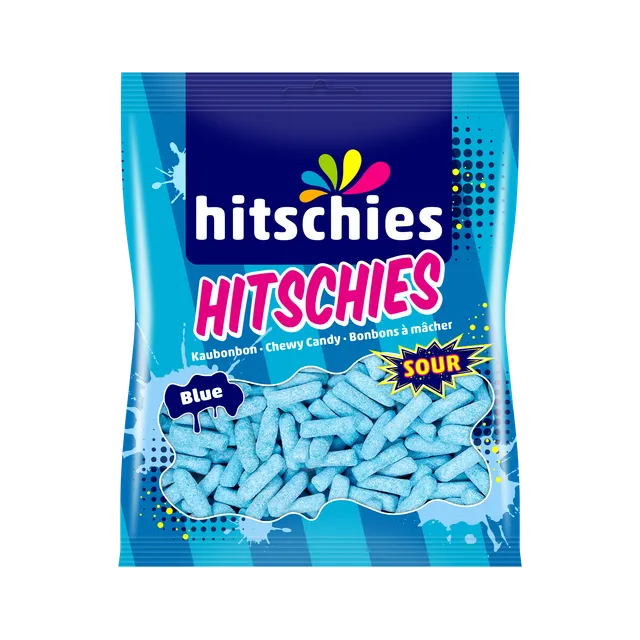 hitschies-hitschies-sour-blue-kaubonbons-himbeere-sauer-glutenfrei image 1